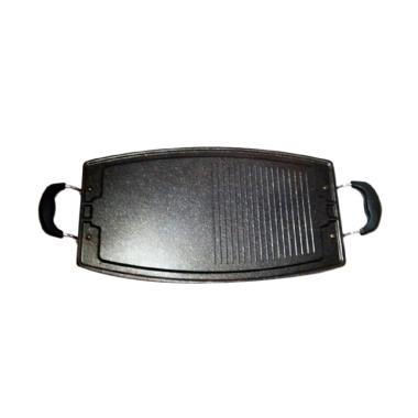 GCC Grill Pan Multi Oval Wajan Panggangan - Black