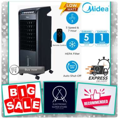 AIR COOLER MIDEA AC-100A AC100A AC 100A SUPER LOW WATT DOUBLE FILTER MIDEA AIR COOLER