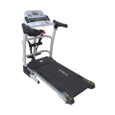 Treadmill Listrik Total TL 630 - Alat Olahraga Lari Elektrik Hitam & Putih