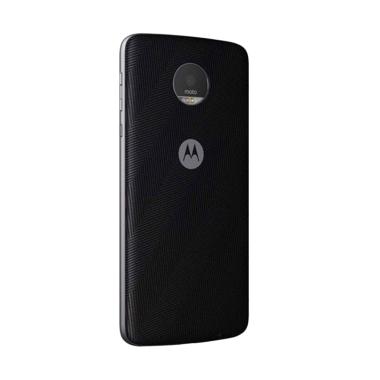 Moto Style Shell Black Fiber Casing for Moto Z or Z Play Black