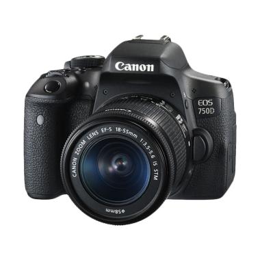 Canon EOS 750D 18-55mm Kamera DSLR  ... B + SCREEN GUARD + FILTER