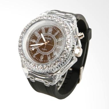 Paroparoshop LED Jam Tangan Wanita - Black