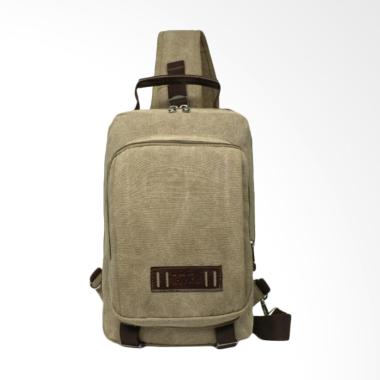 Martinversa CH12 Kanvas Men Sling Bag - Khaki