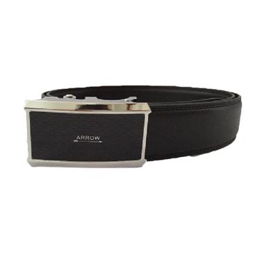 Arrow Leather Belt Ikat Pinggang Pria - Hitam [BP-AR2124SRA27-35SR-A5]