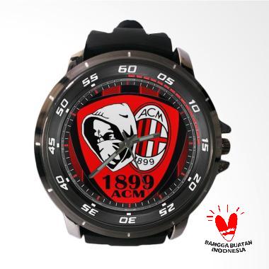 Fika AC Milan Keren Rubber Custom Jam Tangan Pria