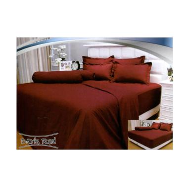 Quincy Vallery Set Sprei - Dark Red