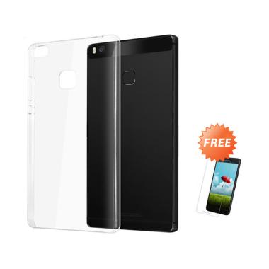 OEM Crystal Hardcase Casing for Huawei P9 Lite 5.2 Inch - Clear + Free Tempered Glass