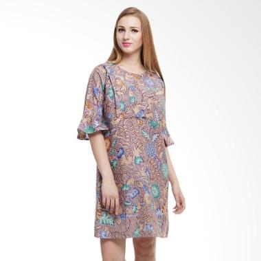Baju Island Kinanti Dress Baju Menyusui - Burgundy