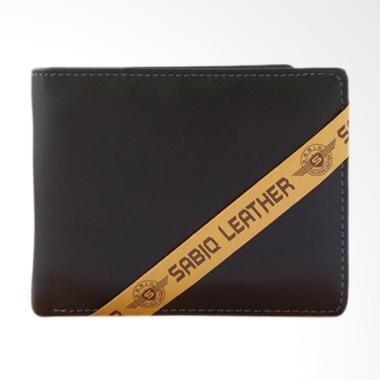 Sabiq Kulit Asli Casual Dompet Pria - Black