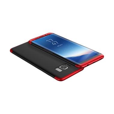 Samsung S8 Plus Full Cover Armor Baby Skin Hard Case - Hitam Merah