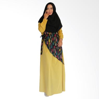 SOFEYA Meira Series Gamis Ibu Menyusui Syar'i - Yellow