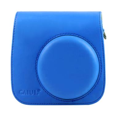 Fujifilm Leather Bag Kamera Instax ... laroid Case - Cobalt Blue