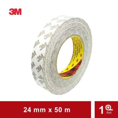 3M 9075i-7385C Coated Tissue Double Tape [24 mm x 50 m]