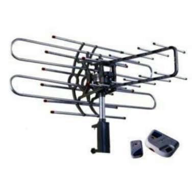 ANTENA TV LUAR plus booster dan remote