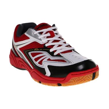 Eagle Cybertooth Sepatu Badminton Pria - Red/Wh