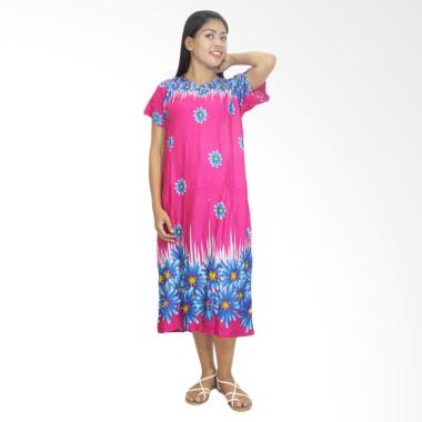 Batik Alhadi DPT001-62B Daster Kancing Baju Tidur Lengan Pendek