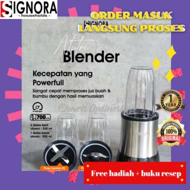 Signora Nutri Blender Silver
