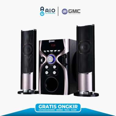 GMC 887G Bluetooth Speaker (GRATIS ONGKIR UNTUK WILAYAH KOTA CIREBON) Hitam Hitam