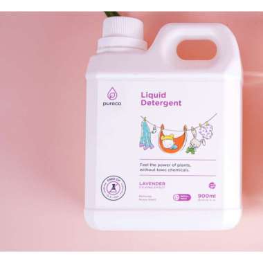 harga Pureco liquid detergent 900ml refill size - sabun cuci baju bayi Multicolor Blibli.com