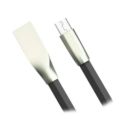 Case88 Fleco L22 Solid Micro USB Kabel Data - Black