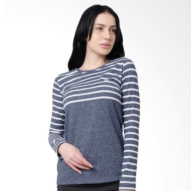 Osella Ladies Woman T-Shirt - Stripe Grey