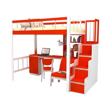 Funkids Porchia 02-100 TL Tempat Tidur Anak - Red