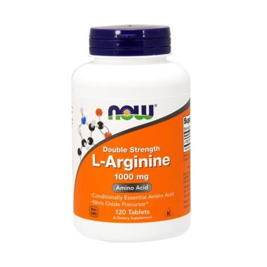 Now Foods L-Arginine 1000 mg Suplemen [120 Tablet]