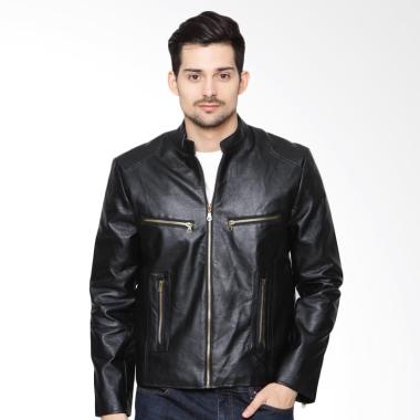ORNITH Kulit Jaket Pria - Hitam [9210.J]