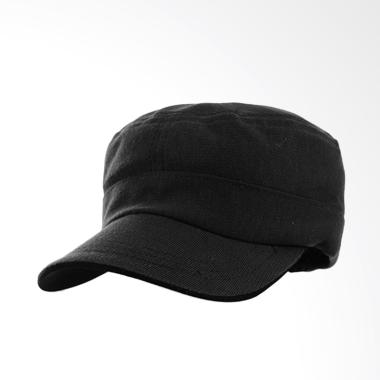 Elfs Shop Komando Military Polos Fleece Topi Pria - Hitam