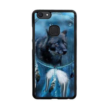 Flazzstore Wolf Dream Catcher F0247 Custom Casing for VIVO V7 Plus