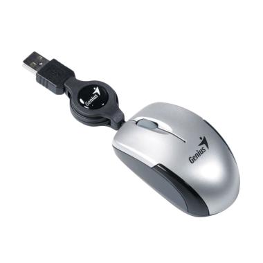 Genius Micro Traveler Super Mini Retractable Mouse USB Cable