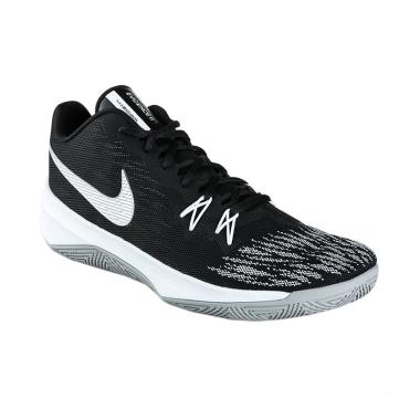 NIKE Men Basketball Zoom Evidence II Sepatu Basket Pria - Black [908976-001]