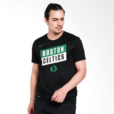 NIKE Men Basketball Boston Celtics Dry Tee Essentials Kaos Olahraga Pria [Stck TM AA2436-010]