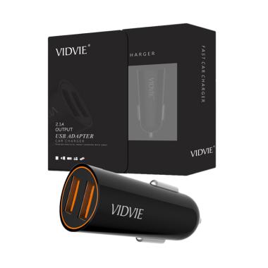 Vidvie CC505 Car Charger for iPhone - Hitam [2 USB Port] Hitam