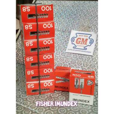 Fischer / Fiser / Viser Lubang Dinding IMUNDEX @100pcs\Kotak S06