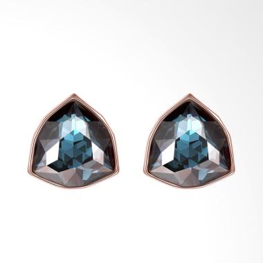 SOXY AKE114 Fashion K Gold Taper Diamond Stud Women's Earrings