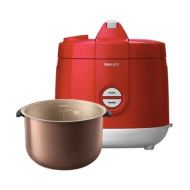 PHILIPS HD3129/32 Premium Rice Cooker - Red