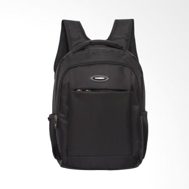 Real Polo Tas Ransel Laptop - Black [FCGE] Black