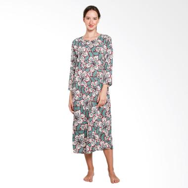 Batik Alhadi LPT001-02A Longdress B ... g Piyama Baju Tidur Hamil