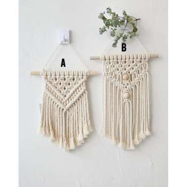 macrame mini/ macrame hiasan dinding 82 Tipe B