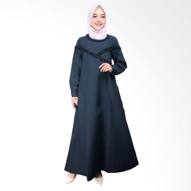 Adore Ladies 491688 Lengan Panjang Gamis - Dark Blue
