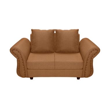 FCENTER Velona 2 Seater Sofa - Coklat Pulau Jawa*)