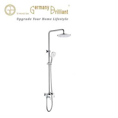 Keran Shower Mandi / Hand Shower Set Panas Dingin Verisa Series Germany Brilliant GBV1399CW Grey, Wh