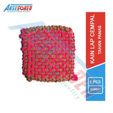 Kain Lap Cempal Tahan Panas / Tatakan Panci Dapur / Serbet Celemek Wajan Pelindung Tangan MULTICOLOR
