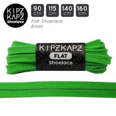 KipzKapz FS14 Tali Sepatu Flat [7 mm] 160 cm Green Spring