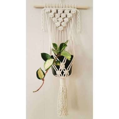 macrame plant hanger/ macrame pot gantung 27