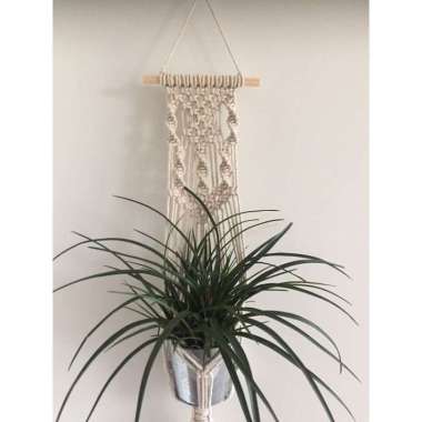 macrame plant hanger/ macrame pot gantung 45
