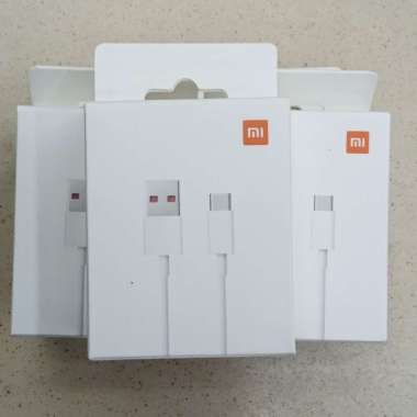 Kabel Data Xiaomi 6A Type C Turbo Charge putih
