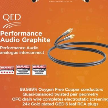 QED Perfermonce Audio Graphite Kabel Interkonek [1 m]