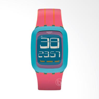 Swatch Touch Peche Melba Chronograph Jam Tangan Unisex - Multicolor [SURS103/Original] Multicolor